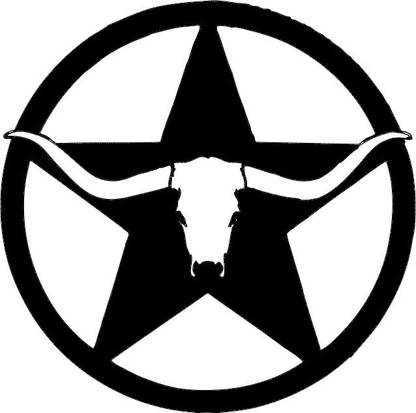 KV Art Round Star Black Frame Home Decor MDF Wooden Wall Hanger for Living room