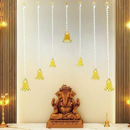 Sohibe White Beads Decoration Latkan Toran