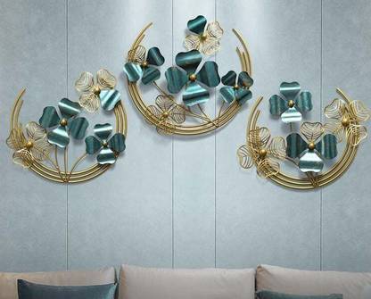 SMAART CRAAFTS Wall Décor Modern Creative Wrought Iron Circles