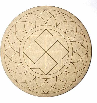Craft Shop Geometric with Mandala Design MDF for DIY | for Decoration