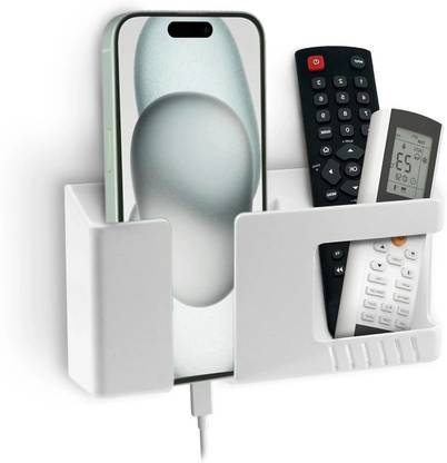 Brazilian Multifunctional Wall Mounted Mobile Holder with Remote Control Storage