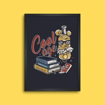 LAMRON Cool Age Wall Decoration Art Framed Poster