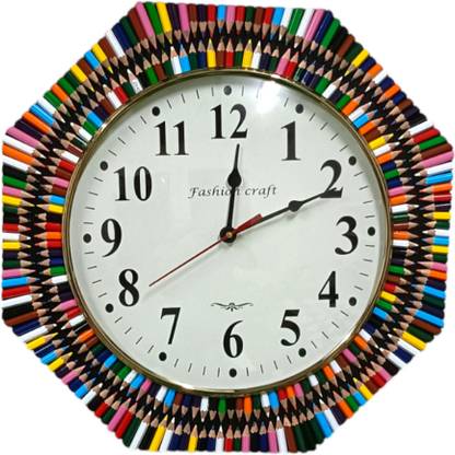 TFC Colour Pencil Wall Clock