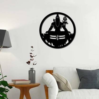 IQRADISPLAYS LORD SHIVA 3D Photo Frame For Home Decoration Made of Acrylic