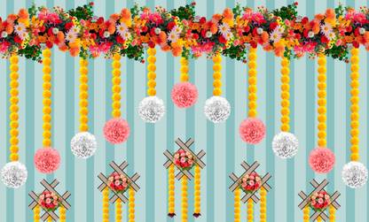 Ashu creation Backdrop for Decoration Altar Cloth