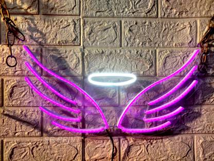 SG Print Wings Neon Sign Neon LED Light, Decorative Light for Room, Party and Bar
