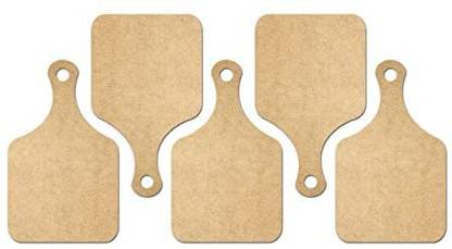 Printfry MDF Cutouts for Art and Craft with Smooth Surface, MDF Board Pack of 5