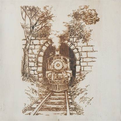 Harji Daaji Tran Running from Tunnel Wall Panel