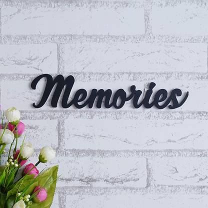 Craflee Memories MDF Cutout Ready to Hang Home Décor Wall Art - 2.50" x 11"