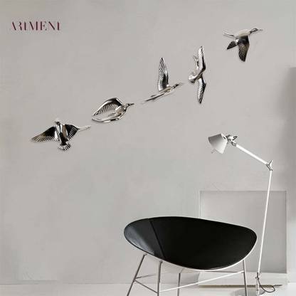 ARTMENT Minimalist Watch Me Fly Wall Décor Set of 5 Pack of 5