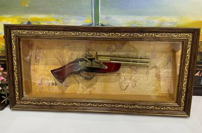 ANMOL CREATION Vintage gun in Mounted Frame (22.5x 3 x 10.5)
