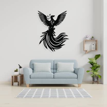 Artrooms Phoenix Bird Metal Wall Art - Wall Decoration