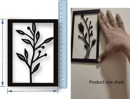 A3 BOX Wooden Wall Decor Hangings Living Room, Bedroom, Kitchen, Office Pack of 6