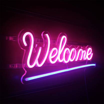 Neonmonk Welcome Neon Sign led