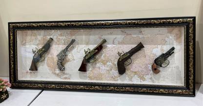 ANMOL CREATION Vintage gun (48" x 3"x 19.5")