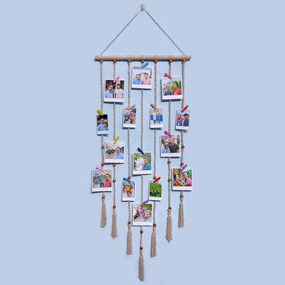 upahar18 15 Photos Displayable Handmade Wall Hanging Home Décor item (Without LED)
