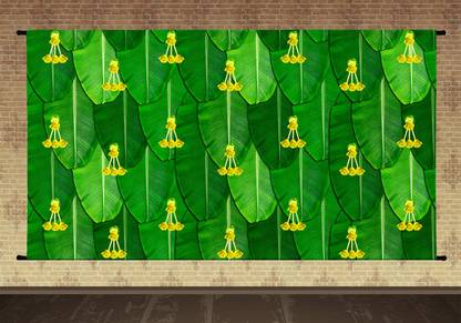 Sukalpa Marigold Flower with 3D Look Design