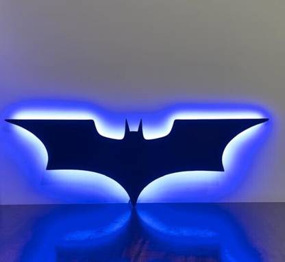 backlitcrafts Batman Batrang Backlit Crafts Medium size product color Blue