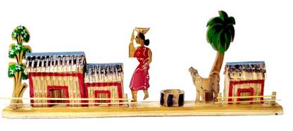 Village Kraft Hand Crafted Eco-Friendly Bamboo Decorative Showpiece For Home Decor Living Room
