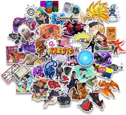 animo india Naruto sticker pack of 57 Pack of 57