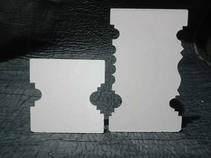 RAVIKANOJIYA Moulding001+Gola(Round)001 POP Farma design False ceiling Pop Minus Plus Pack of 2