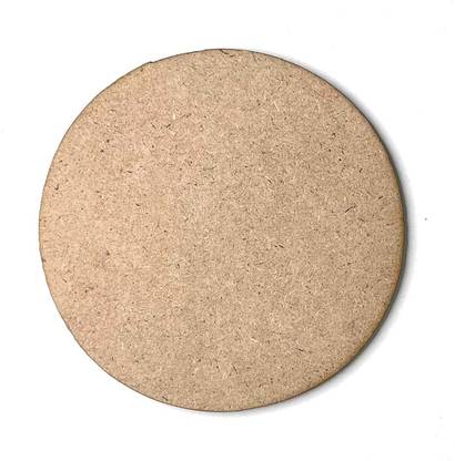 ADIKALA MDF Circle Shaped For Painting, Resin, Pyrography, DIY Crafts 4. INCH Pack of 6