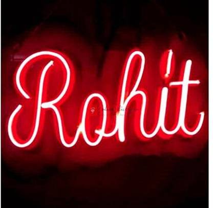 Impresion Rohit LED Red Neon Light for Home Decorative(18 X 12 inch)