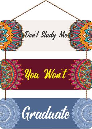 Ankirah Don't Study Me You Won't Graduate Wall Hanging