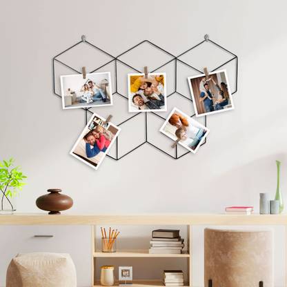 Art Street Butterfly Shape DIY Metal Photo grid wall for photo hanging