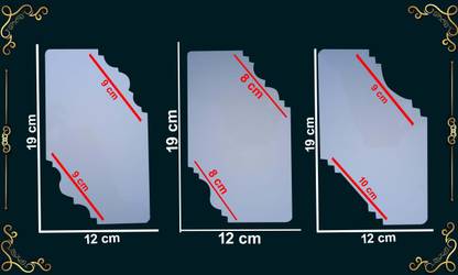 Souland Pop Farma Mould Best Classic Design Emboss by plaster of Paris ( Hylum Sheet ) Pack of 3