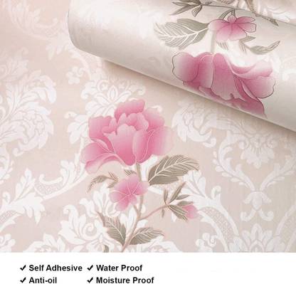 RosaStella Minimalist Wallpaper – Peel & Stick, Self-Adhesive, Waterproof Finish
