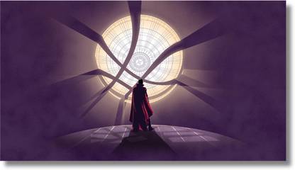 TamashiDecor Marvel modern art HD print on High quality MDF sheet with double tape Backside