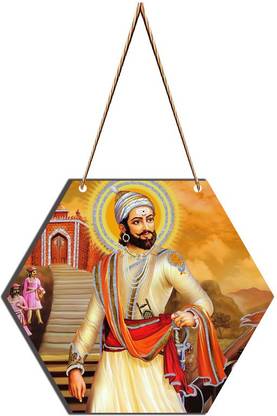 BIndian Chatrapati Shivaji Maharaj MDF Plaque for Home & Wall Decoration