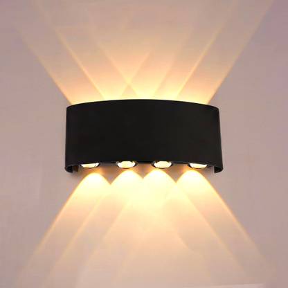 YOGABACA LED Outdoor Waterproof IP65 Exterior interior Wall Step Up Down Light Fixture Lamp Post Light Outdoor Lamp