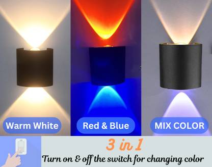 GLINTAC Uplight Wall Lamp With Bulb