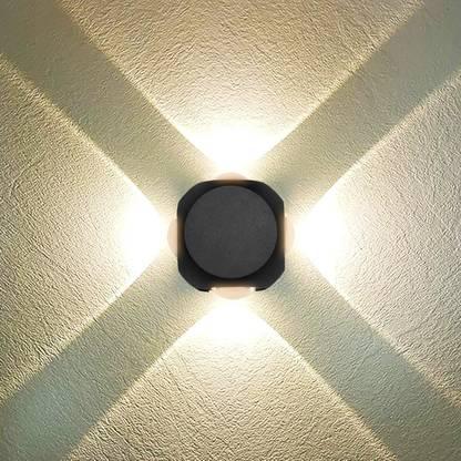 Glowing Night Uplight Wall Lamp With Bulb