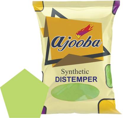 Ajooba Synthetic Distemper Smooth Matte Finish Applied on Interior Cement Plaster LIRIL Distemper Wall Paint