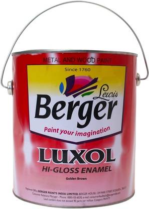 Berger Luxol Hi Gloss Golden Brown Enamel Wall Paint