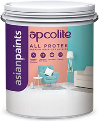 Asian Paints APCOLITE ADVANCE ALL PROTEK PUREWHITE 10 LTR WHITE Emulsion Wall Paint