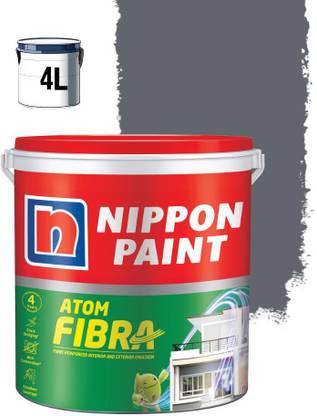 Nippon Paint Atom Fibra SILHOUETTE GRAY Emulsion Wall Paint