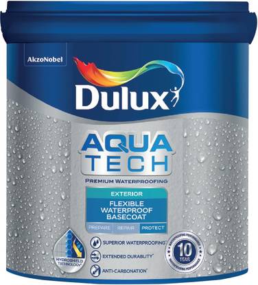 Dulux Aquatech Flexible Waterproof Basecoat White Functional Wall Paint