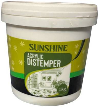 SUNSHINESD Sunshine 1KG Distemper White Distemper Wall Paint