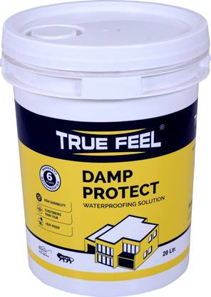 TRUE FEEL Waterproofing Damp Protect Single Coat Exterior Wall Dampness No Cracks In Wall White Functional Wall Paint
