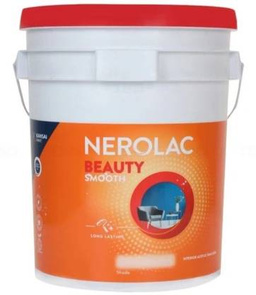 nerolac BEAUTY SMOOTH INTERIOR EMULSIONS PAINTS WHITE Emulsion Wall Paint