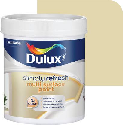 Dulux Simply Refresh DIY Multi Surface Paint Washable Coat, Low Drip Splatter Modern Meditation Emulsion Wall Paint