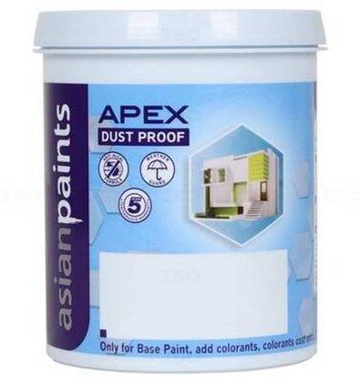 Asian Paints Apex Emulsion 4L White Emulsion Wall Paint