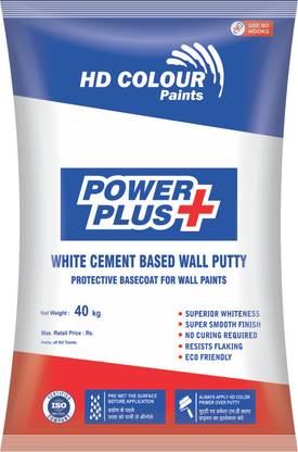 HD Colour Paints Power Plus Wall Putti White Enamel Wall Paint