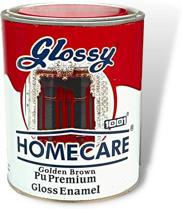 Glossy 1001 Homecare PU Premium High Gloss Golden Brown Enamel Wall Paint