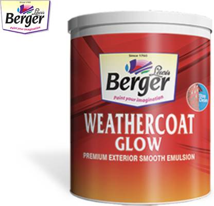 Berger Weather-Coat High Premium Exterior Paint White Emulsion Wall Paint
