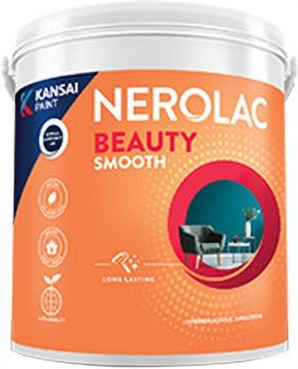 nerolac Beauty Smooth Acyrilic Tractor Emulsion 4ltr White White Emulsion Wall Paint